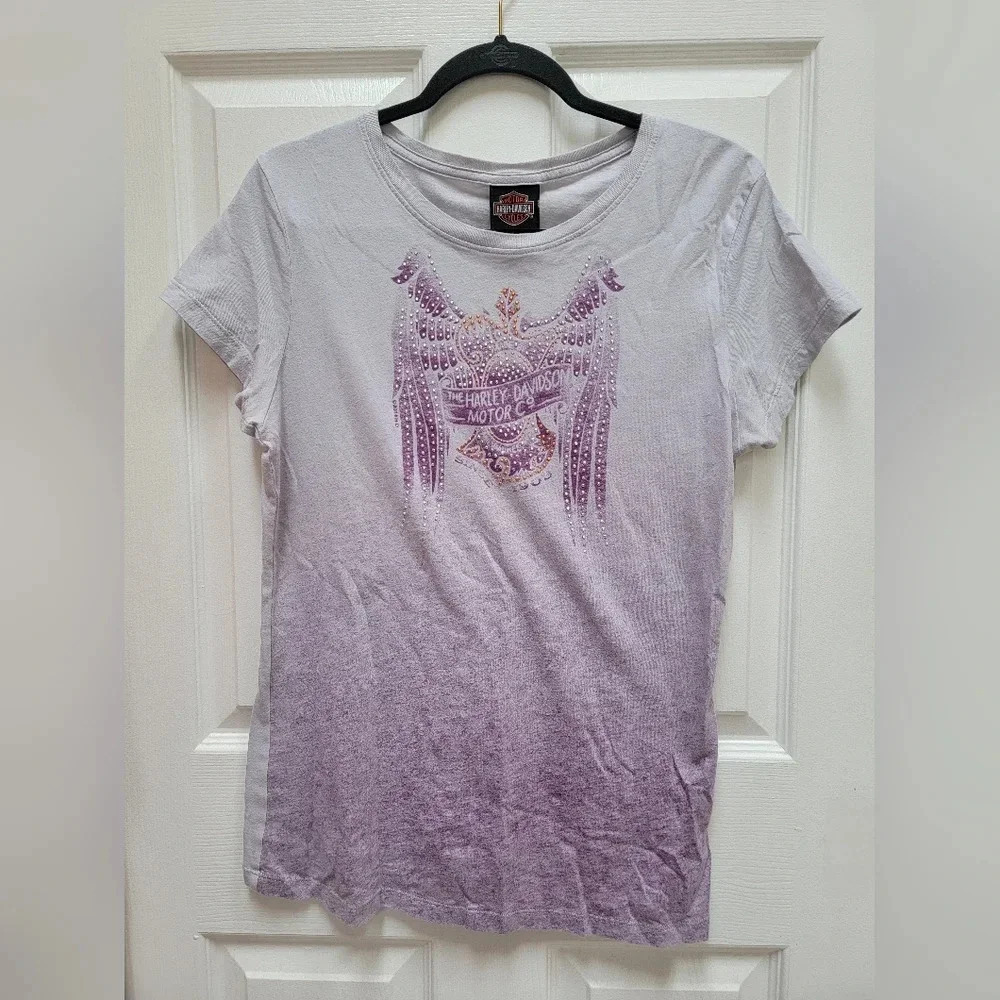 Harley-Davidson Women's Purple Ombre Tee